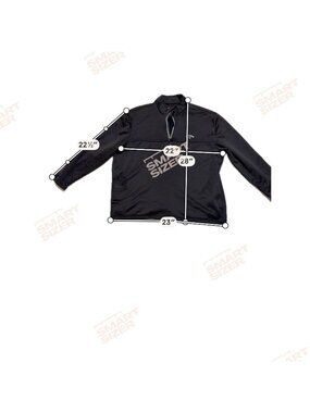 CALLOWAY GOLF Black Quarter-Zip Pullover With Embroidered Logo Mens XXL Long Sle